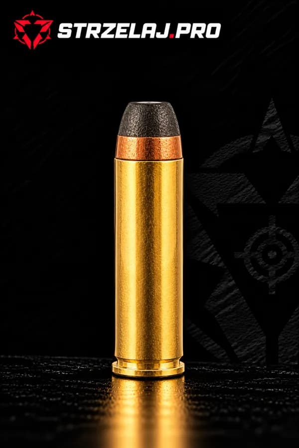 Nabój rewolwerowy .357 Magnum, .357 Smith & Wesson Magnum: zdjęcie na czarnym tle