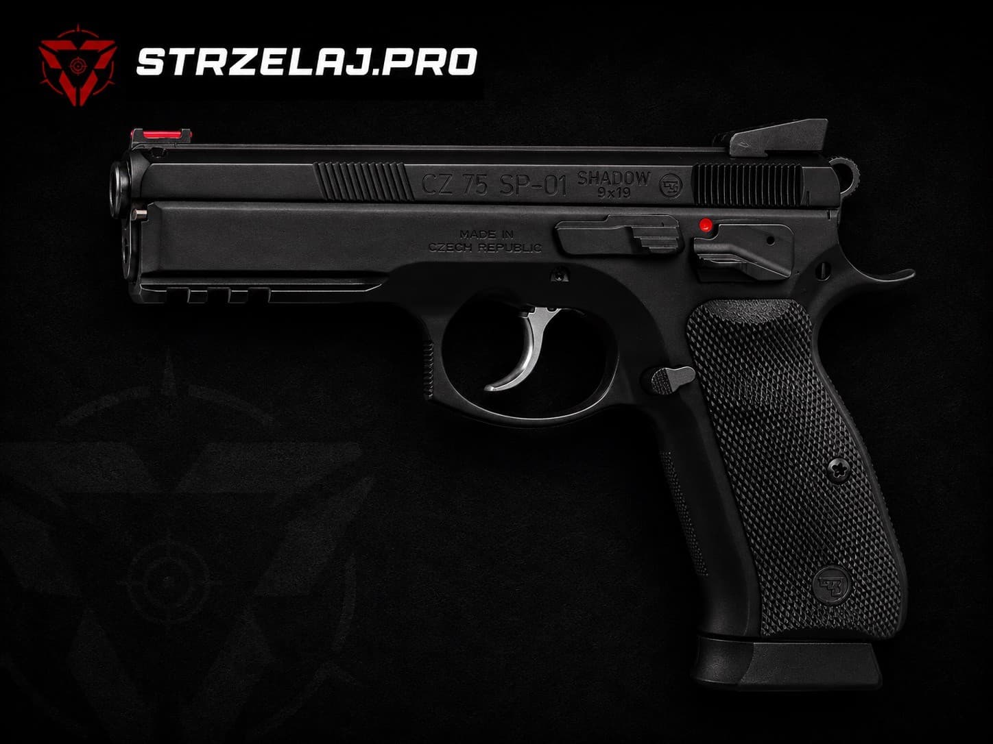 CZ 75 SP-01: pełnowymiarowy pistolet służbowy, baza rodziny Shadow | STRZELAJ.PRO