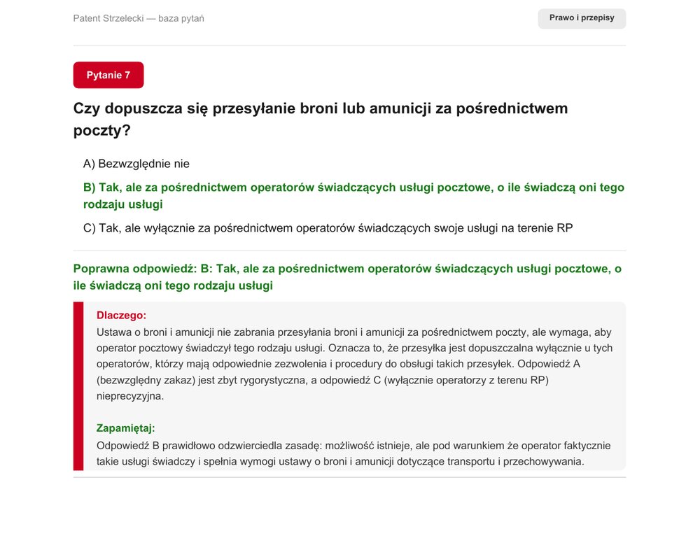 Prawdziwa strona ebooka: pytanie, poprawna odpowiedź i wyjaśnienie prawne