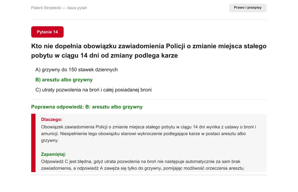 Kolejny przykład pytania z sekcjami Dlaczego i Zapamiętaj